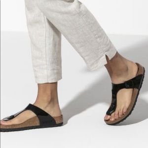 Birkenstock Gizeh Black Patent Leather